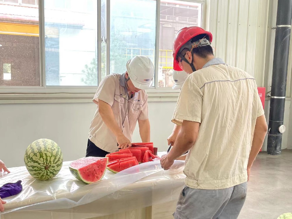 夏日送清涼，關愛車間行